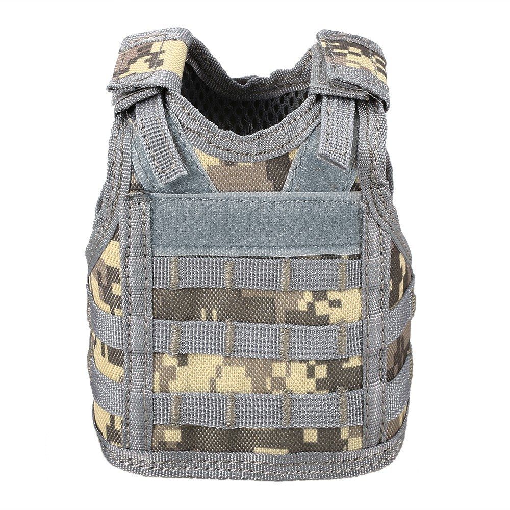 3 Pack Tactical Beer Vest Military Molle Mini Miniature