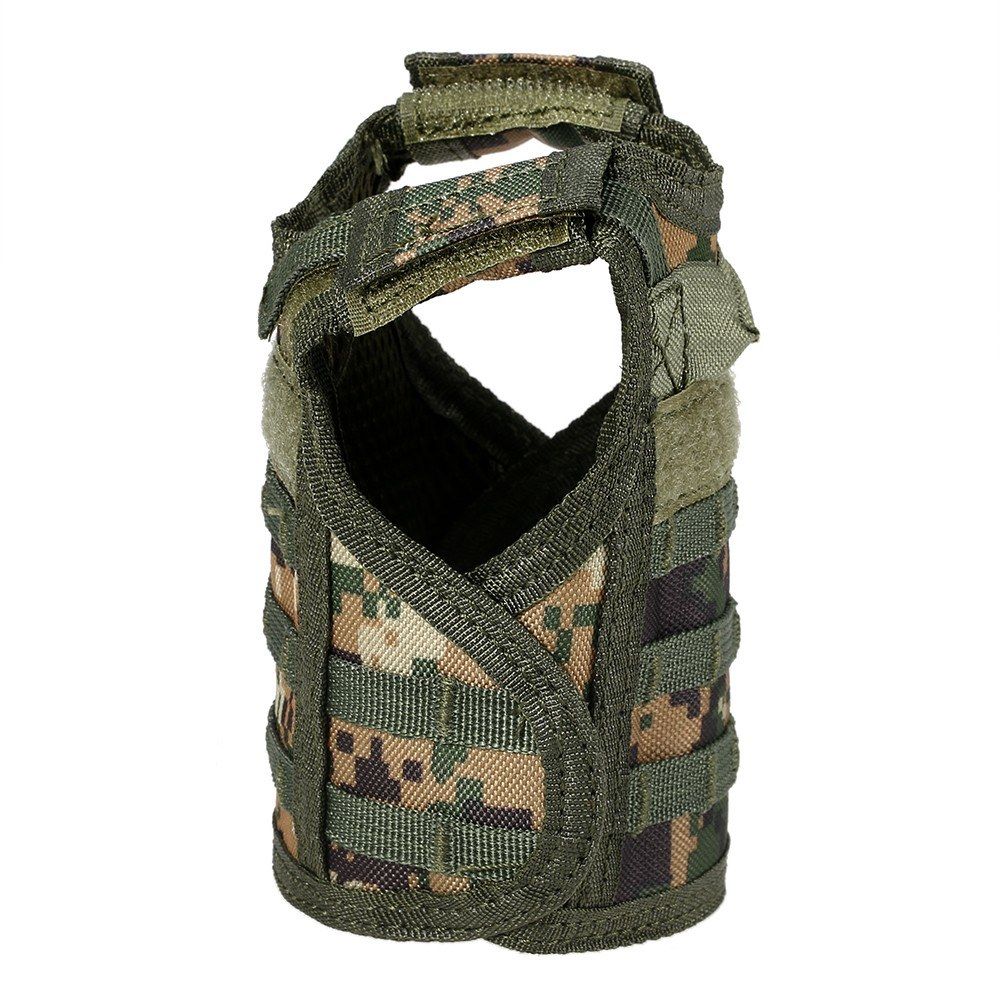 3 Pack Tactical Beer Vest Military Molle Mini Miniature