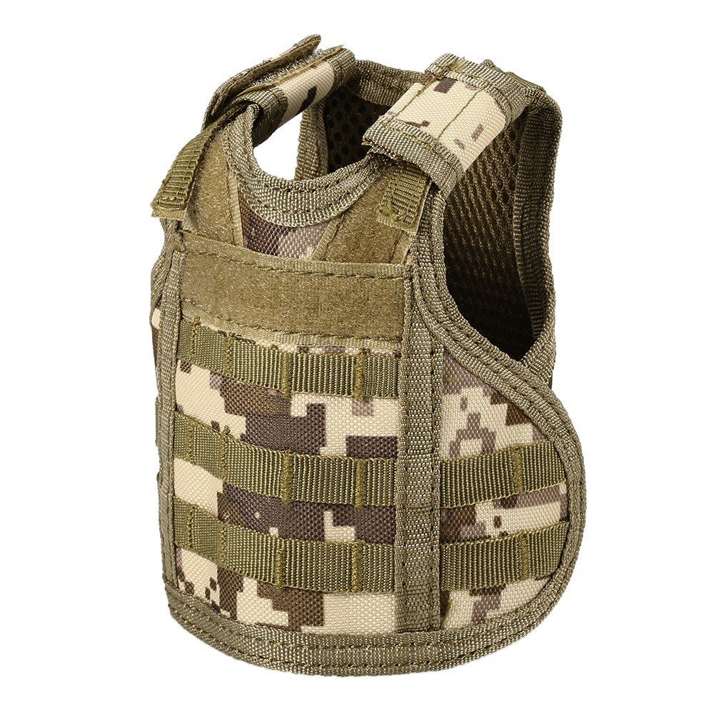 3 Pack Tactical Beer Vest Military Molle Mini Miniature