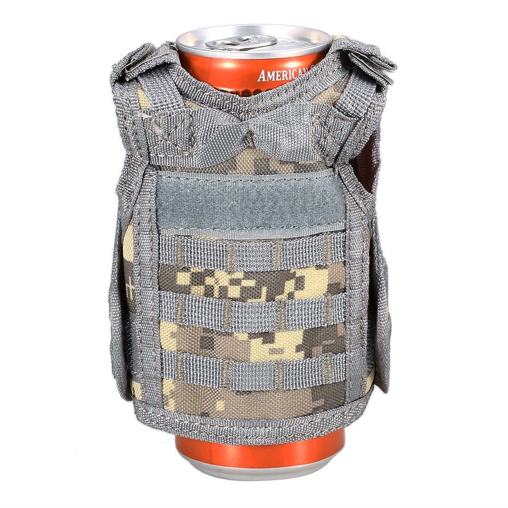 3 Pack Tactical Beer Vest Military Molle Mini Miniature