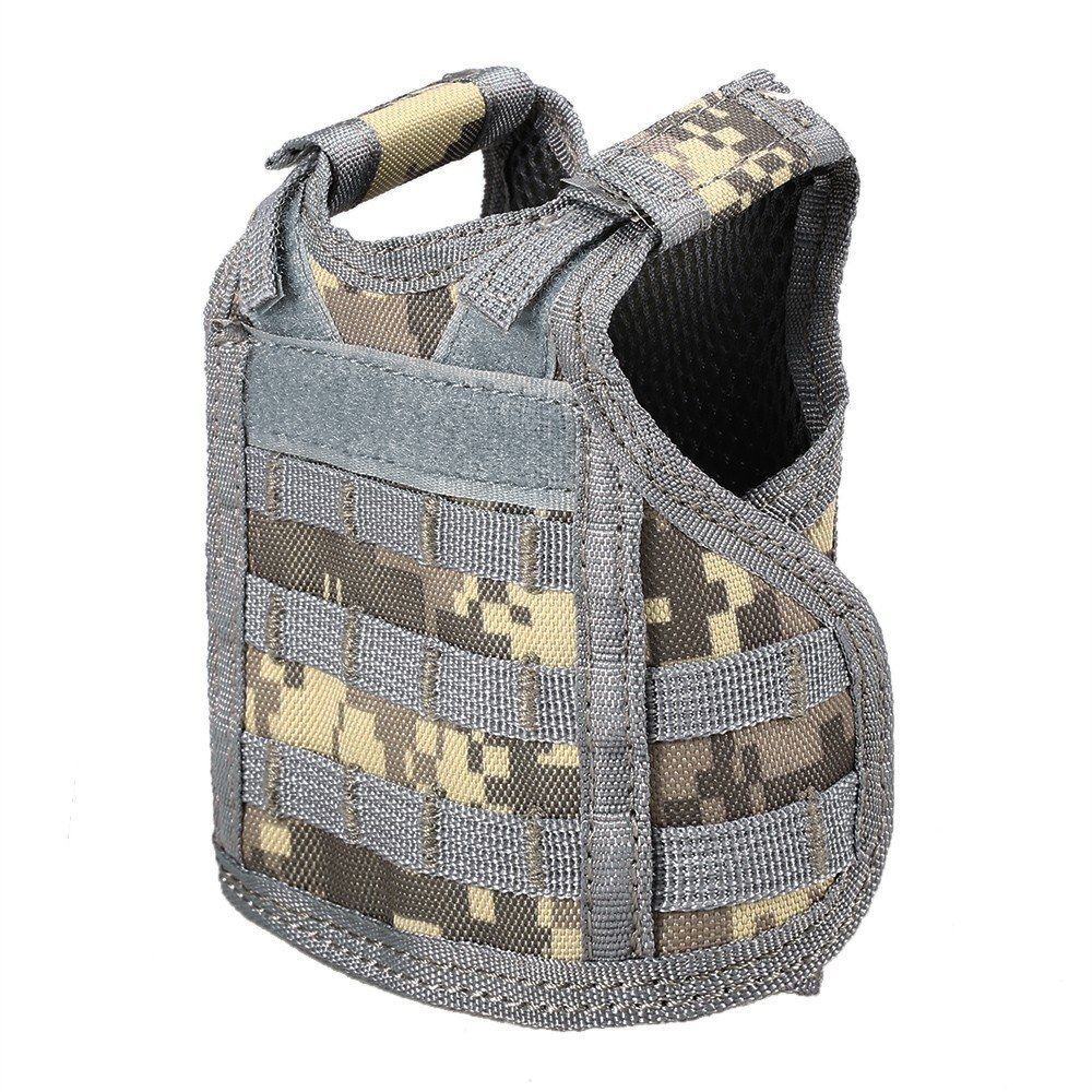 3 Pack Tactical Beer Vest Military Molle Mini Miniature