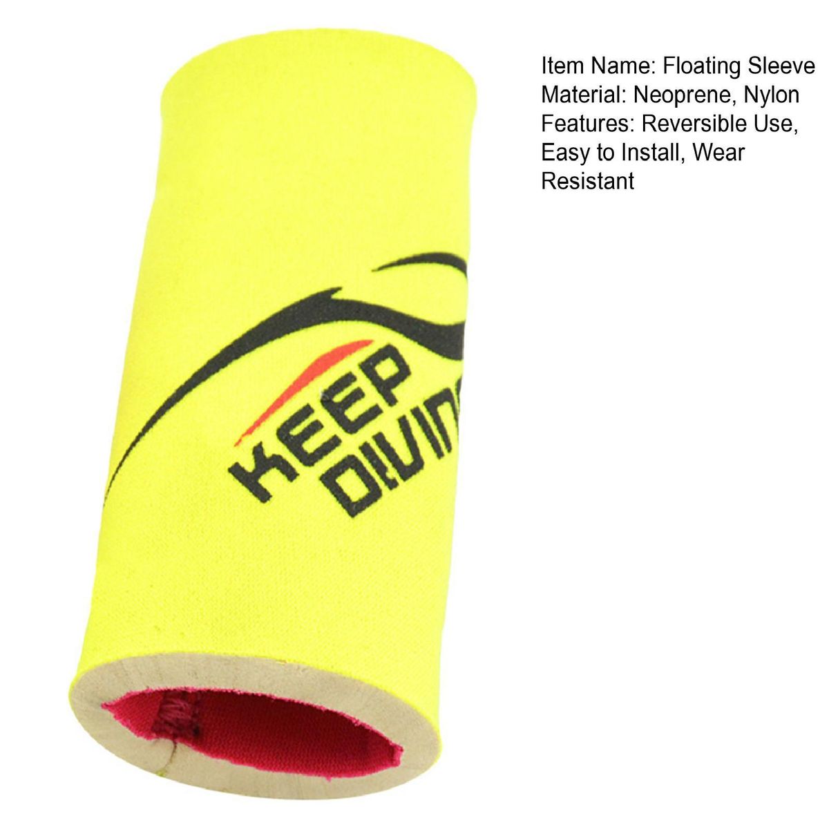 Floating Sleeve Free Snorkel Floating Sleeve Fluorescent Yellow