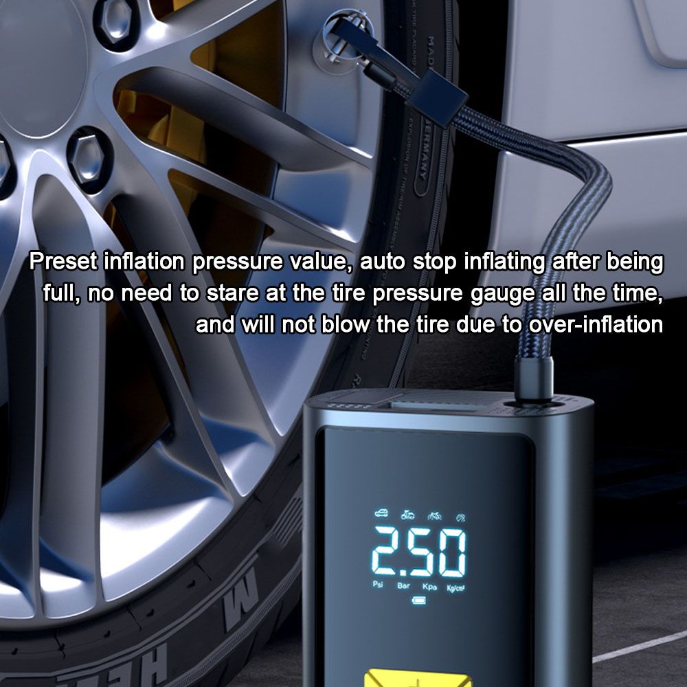 Multifunctional Air Pump 150PSI Cordless Air Compressor