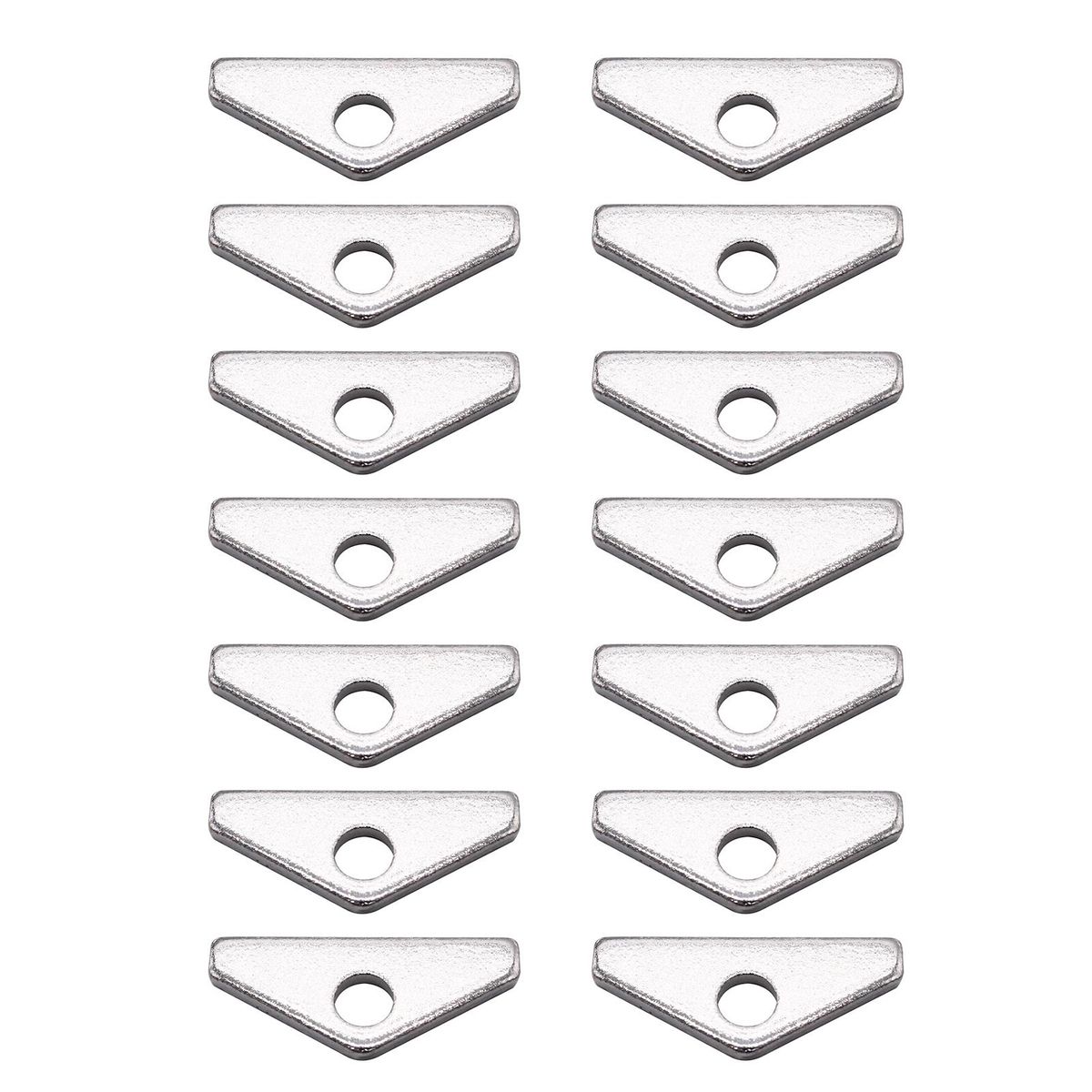 Chrome Valve Cover Mini Tabs Hold Down 14 pc Replacement for Chevy BBC Big Block 396 427 454 502