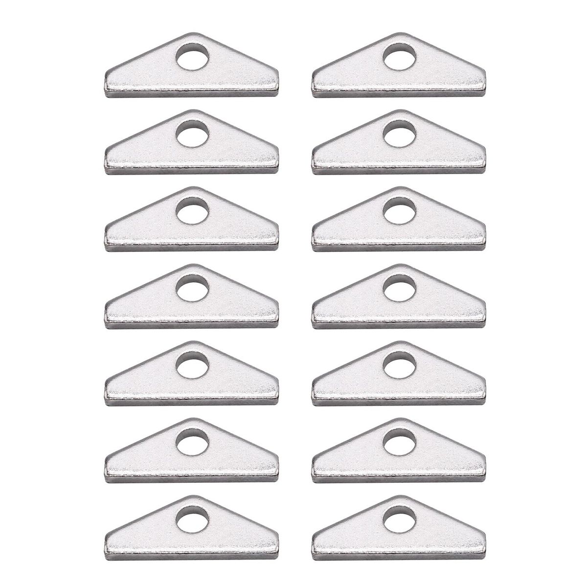 Chrome Valve Cover Mini Tabs Hold Down 14 pc Replacement for Chevy BBC Big Block 396 427 454 502