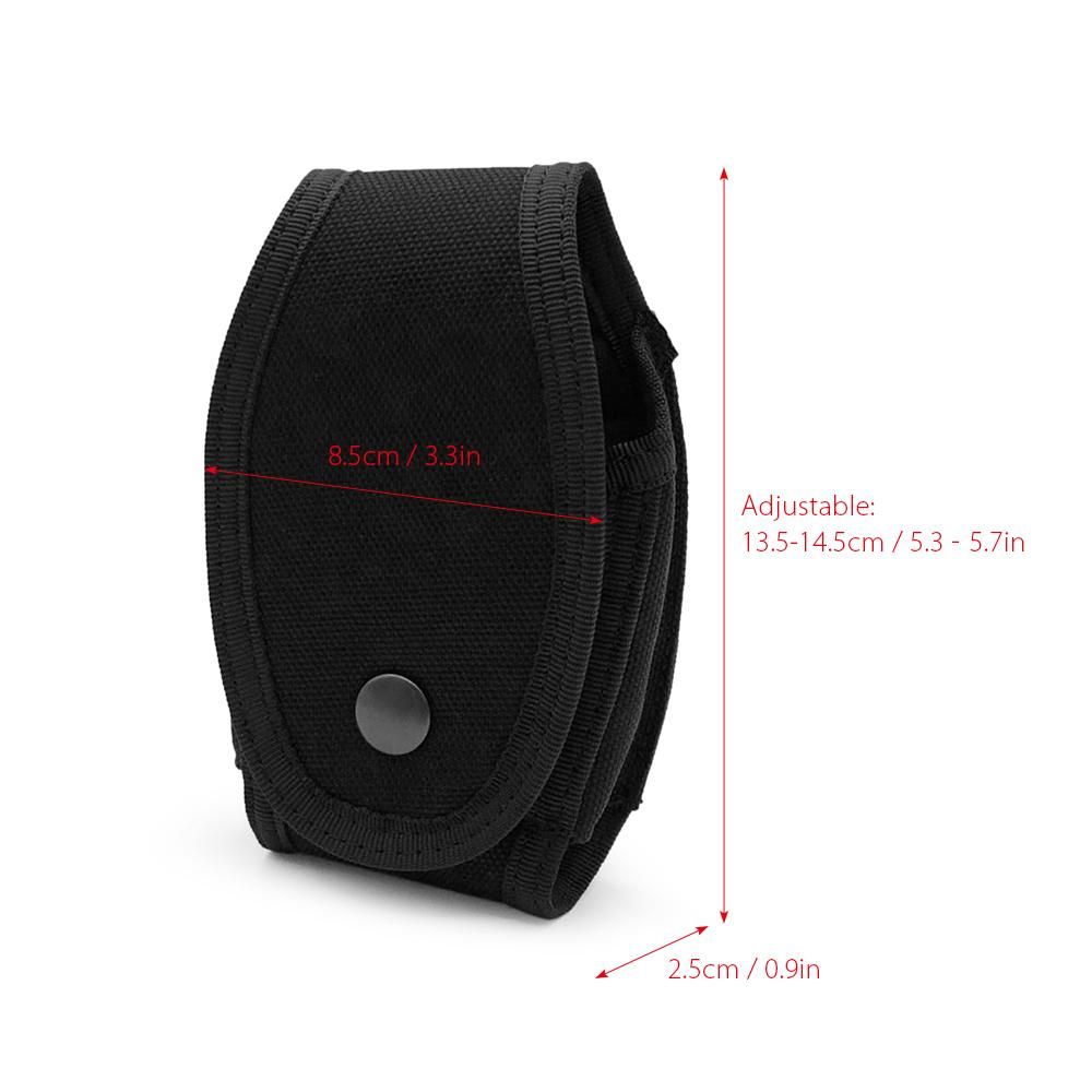 Handcuff Holder Snap Handcuff Sheath Holster Cuff Case Pouch with Belt Loop