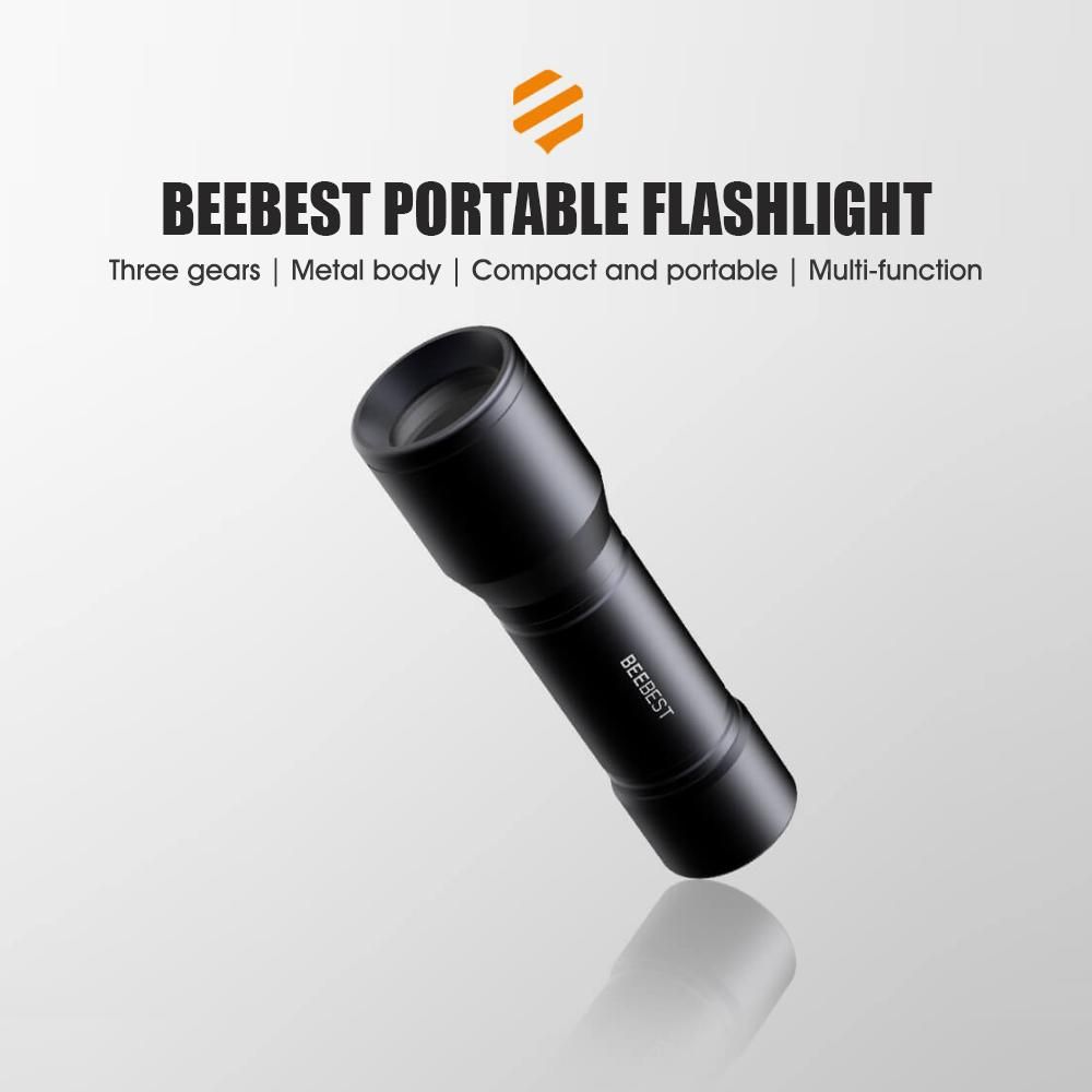BEEBEST Portable Flashlight Lightweight AAA Batteries Flashlight SOS Portable Mini Rechargable 3 Lighting Mode Waterproof Flashlight Mini LED Flashlight For Camping Night Lighting