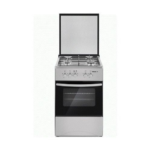 50x50 4B Standing Gas Cooker, IGL, Inox  Oven & Lamp-