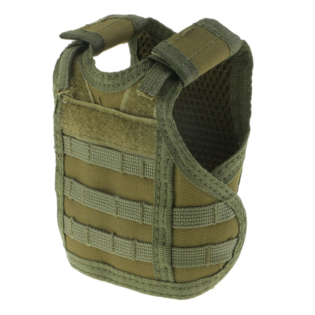 Vest Miniature Vests Beverage Holder Cooler  Green