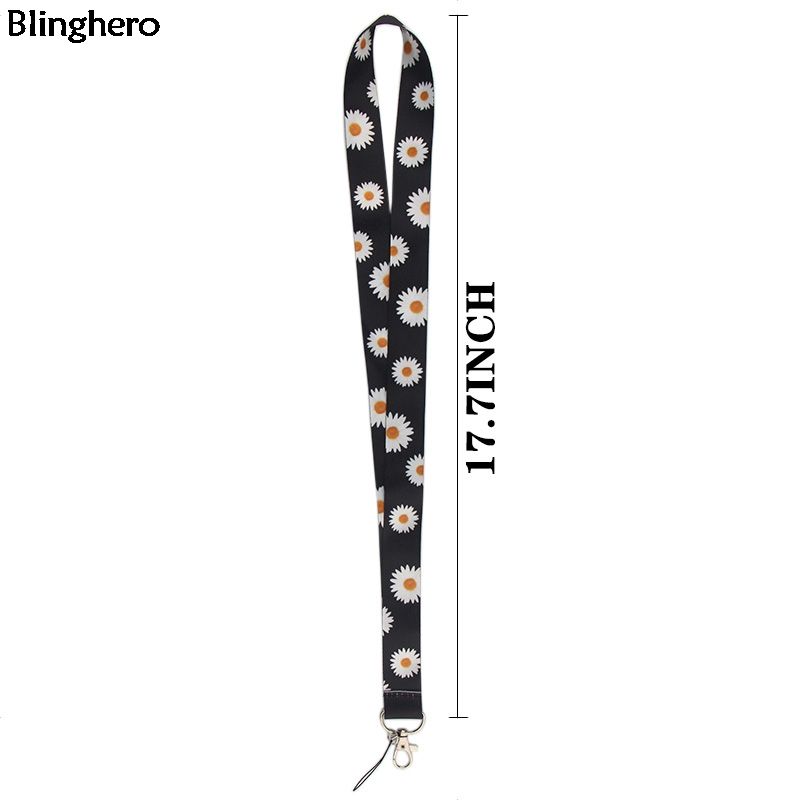 Blinghero Daisy Flower Lanyards For Keys Phone Neck Strap