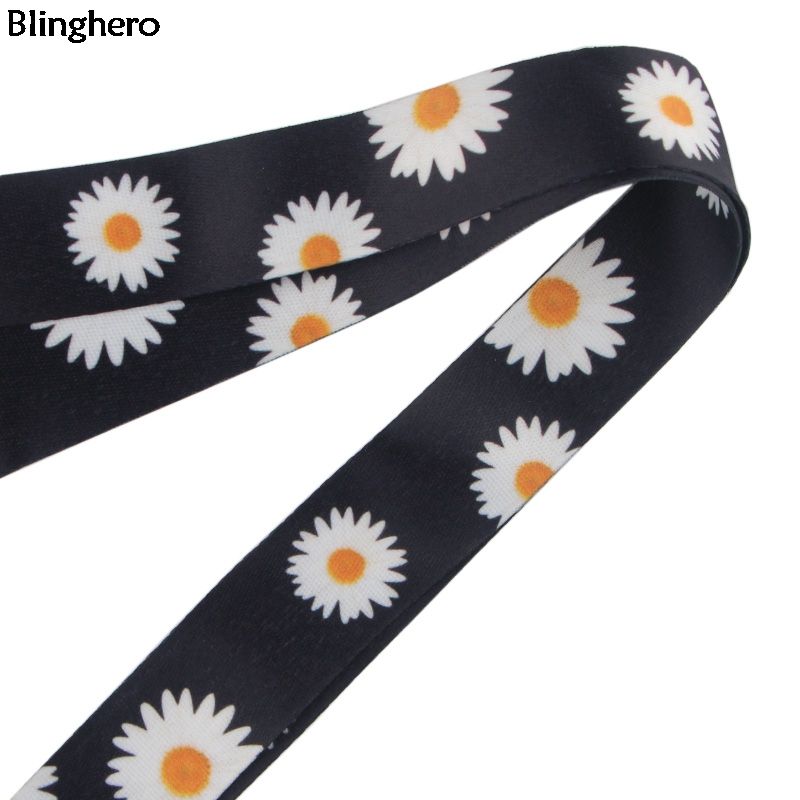 Blinghero Daisy Flower Lanyards For Keys Phone Neck Strap