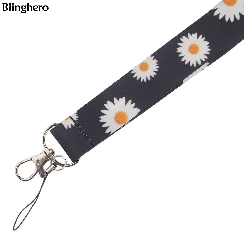 Blinghero Daisy Flower Lanyards For Keys Phone Neck Strap