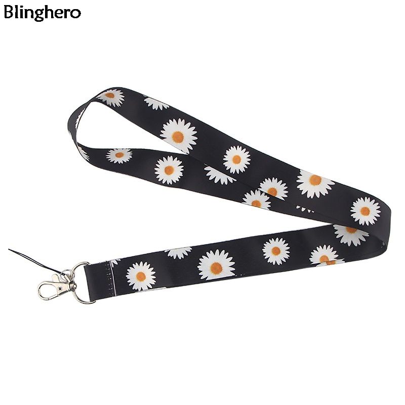 Blinghero Daisy Flower Lanyards For Keys Phone Neck Strap