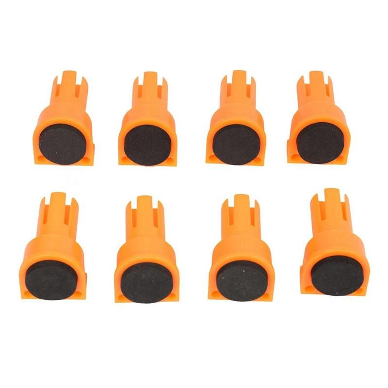 8Pcs Bench Dog with Grommet Bench Brake Inserts Made of Nonslip EVA for 34Inch Dog Holes A Woodworking Shop Essential