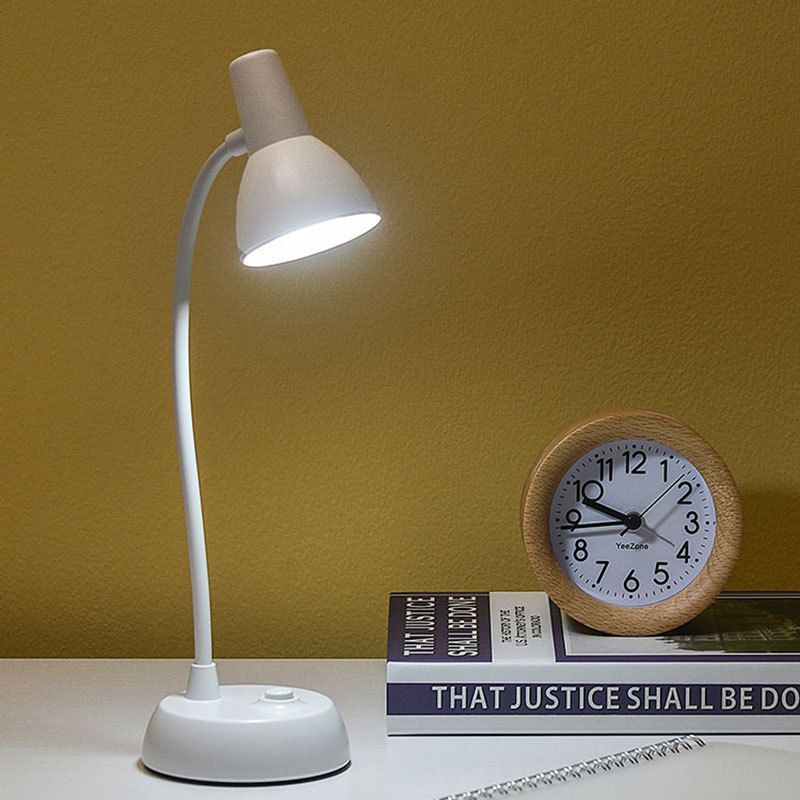 LED Night Bedside Table Lamp Reading Light Recharge - White