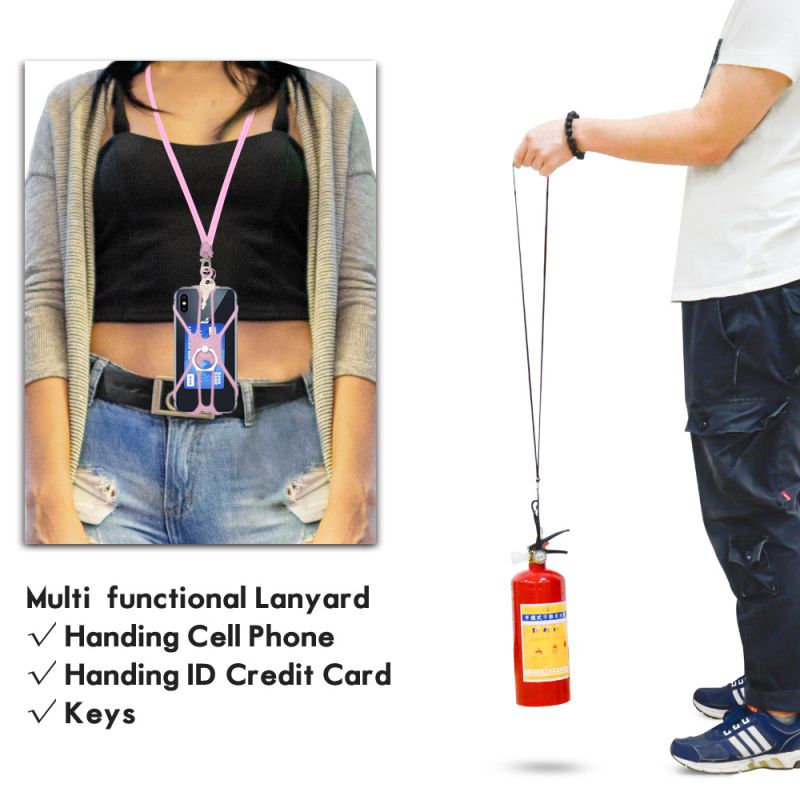 Multi-Purpose Mobile Phone Lanyard Ring Holder Case Cover