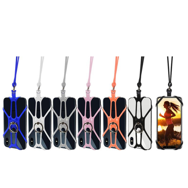 Multi-Purpose Mobile Phone Lanyard Ring Holder Case Cover