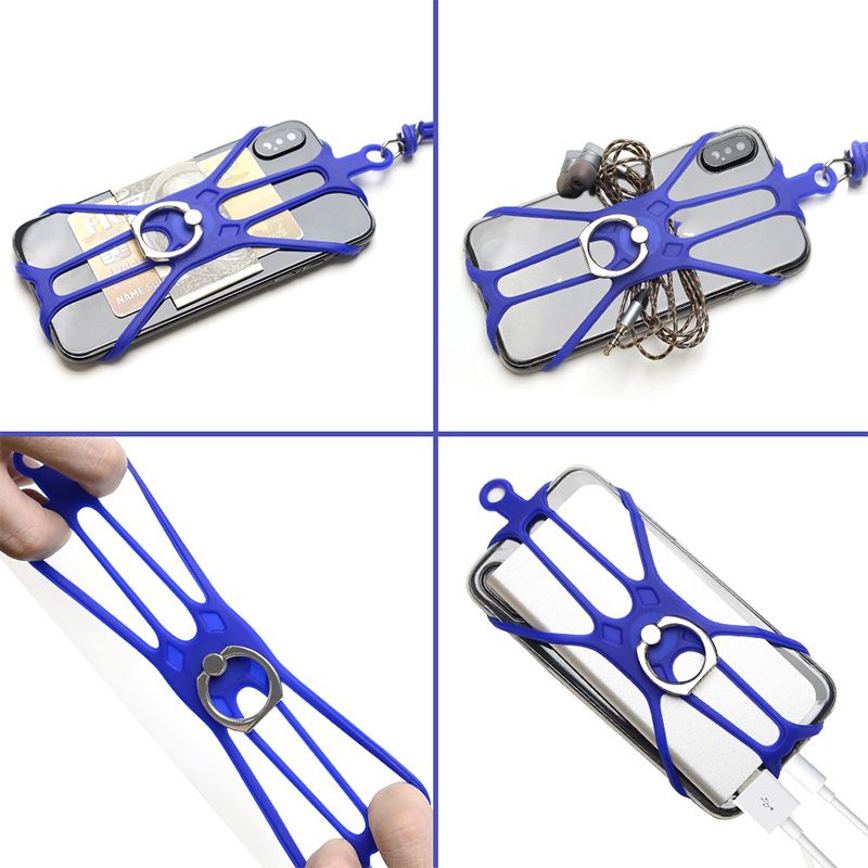 Multi-Purpose Mobile Phone Lanyard Ring Holder Case Cover
