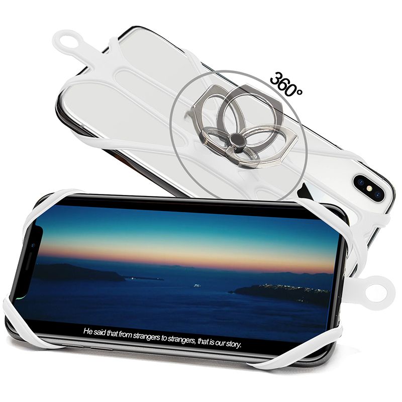 Multi-Purpose Mobile Phone Lanyard Ring Holder Case Cover
