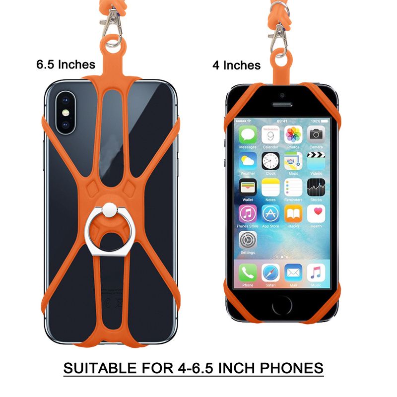 Multi-Purpose Mobile Phone Lanyard Ring Holder Case Cover