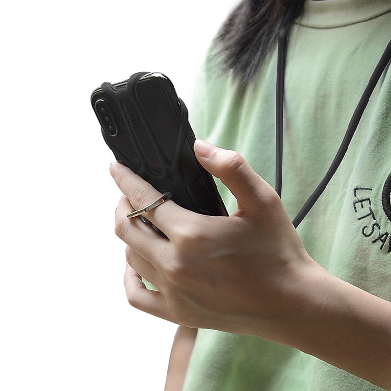 Multi-Purpose Mobile Phone Lanyard Ring Holder Case Cover
