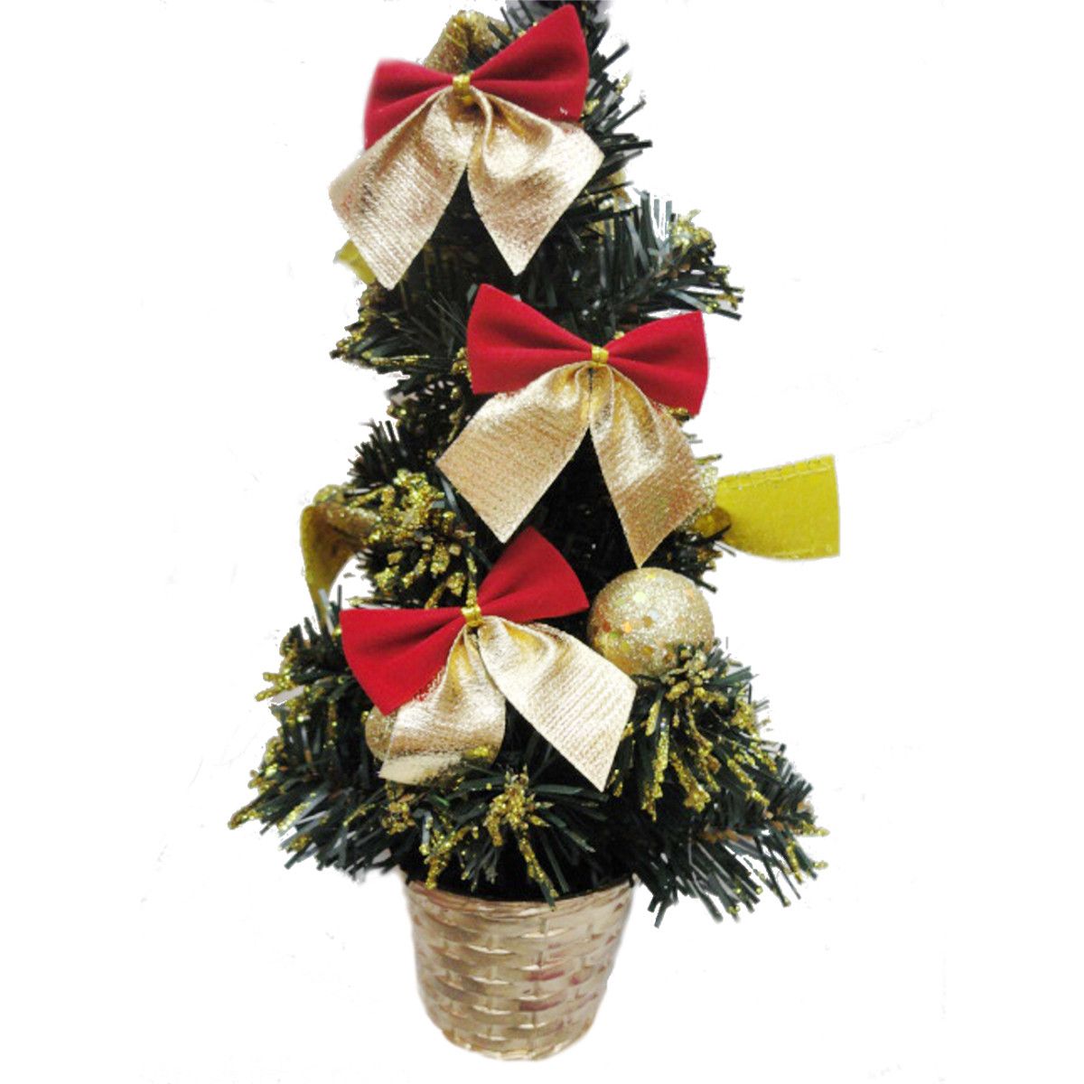 12X Ribbon Bows Christmas Tree Birthday Party Gift Present Xmas Home Decoration