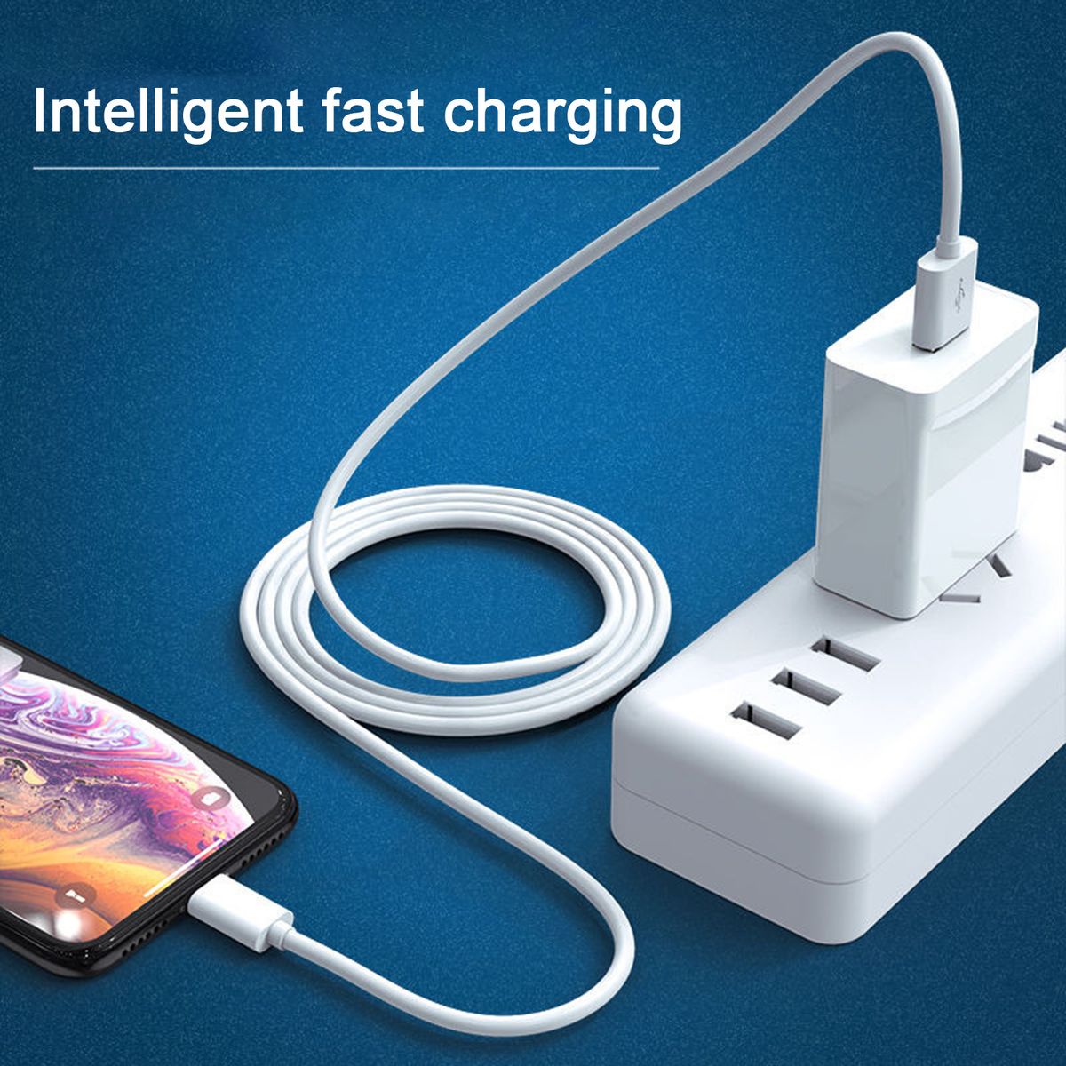 3A Micro USB Data Cable Fast Charging Power Line-