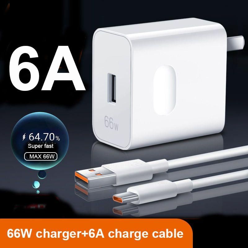 66w Usb Charger 6a Type C Usb Charge Cable For Huawei Ma USB