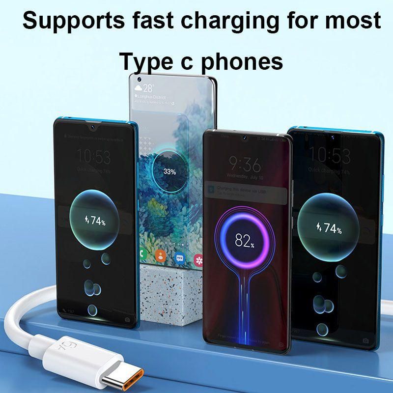66w Usb Charger 6a Type C Usb Charge Cable For Huawei Ma USB