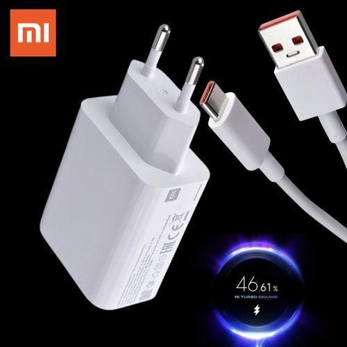 33W XIAOMI Mi Redmi Genuine 33W Turbo Fast Charger With Type-C Cable