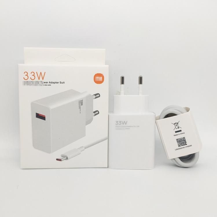 33W XIAOMI Mi Redmi Genuine 33W Turbo Fast Charger With Type-C Cable