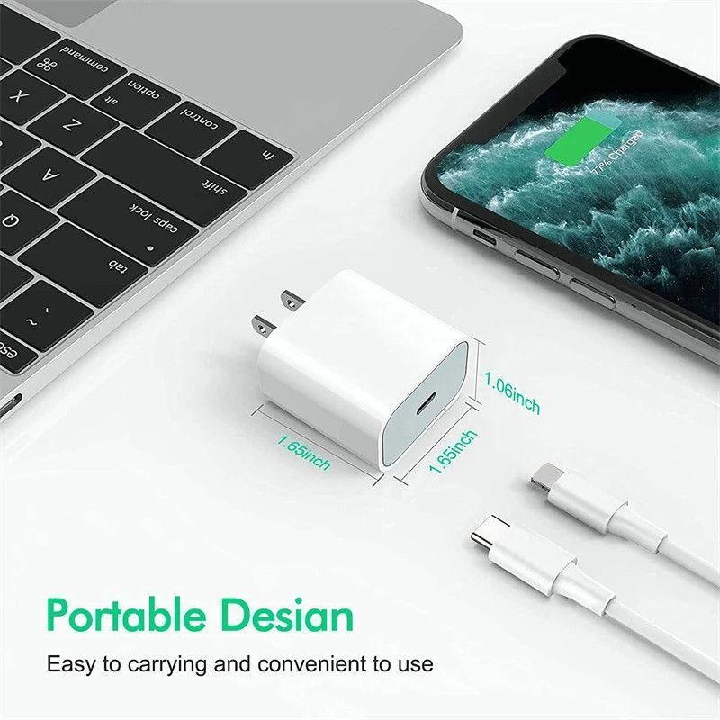 20w Pd Usb-c Power Adapter Charger Fast Charger For Ipho USB