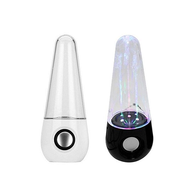 Bluetooth Wireless Speakers Dancing Water Speaker With Multicolored LED Light White HT-S