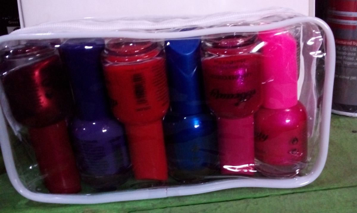 SET OF 12 MULTI COLOUR  NAIL POLISH COLLECTION