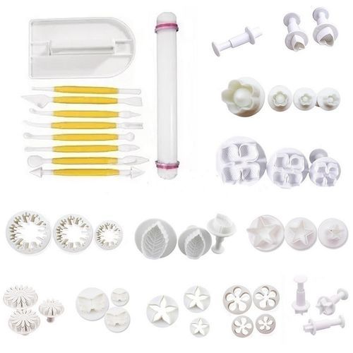 46 PCS Fondant Cake Sugarcraft Decorating Kit