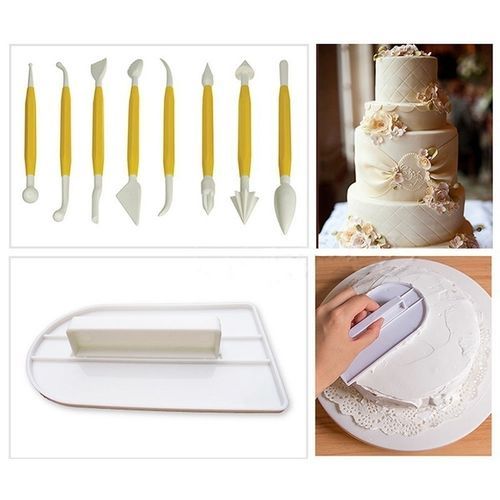 46 PCS Fondant Cake Sugarcraft Decorating Kit
