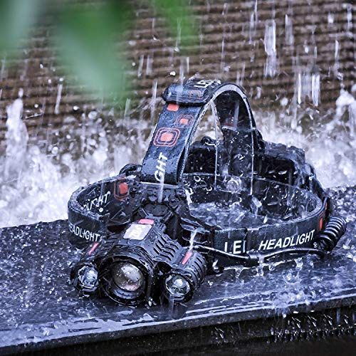 Rechargeable Headlamp  Brightest 6000 Lumen CREE LED Work He