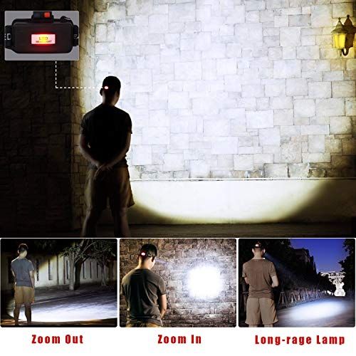 Rechargeable Headlamp  Brightest 6000 Lumen CREE LED Work He