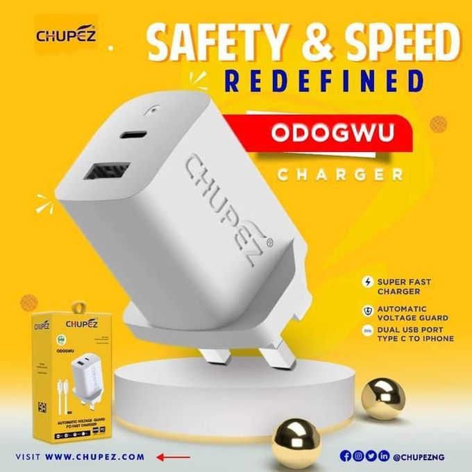 ODOGWU 60W SUPER FAST CHARGER TYPE C AND MICRO USB
