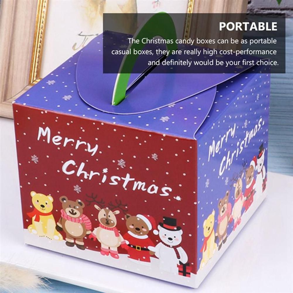 20Pcs Christmas Packing Box Box Candy Holiday Carton