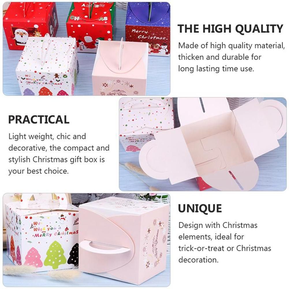 20Pcs Christmas Packing Box Box Candy Holiday Carton