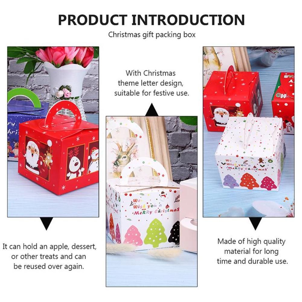 20Pcs Christmas Packing Box Box Candy Holiday Carton