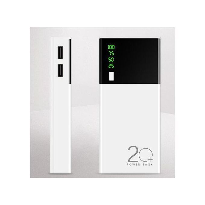 20000mAh Digital Display Power Bank With Free USB Flash Bulb