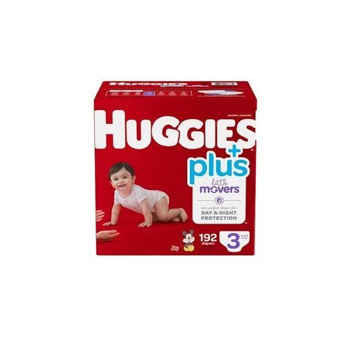 Little Movers Plus Diapers Size 3 192Count