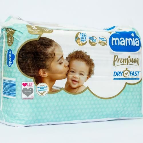 Premium Dry Fast Nappies Size 3, 4-9kg (94 Counts)