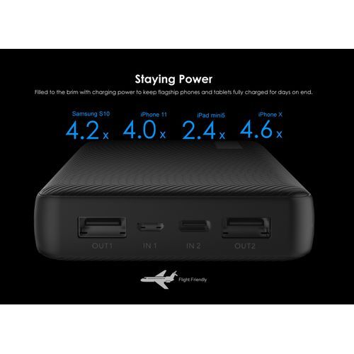 20000mAh Dual Input & Output Fast Charging Strong Power Bank