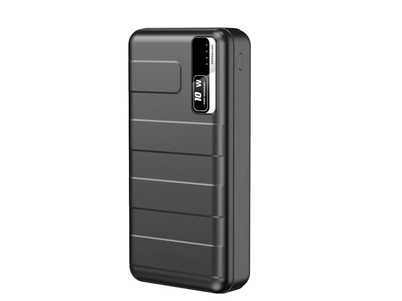 20000mAh 2.1A Fast Power-Bank  For All Phones-Black