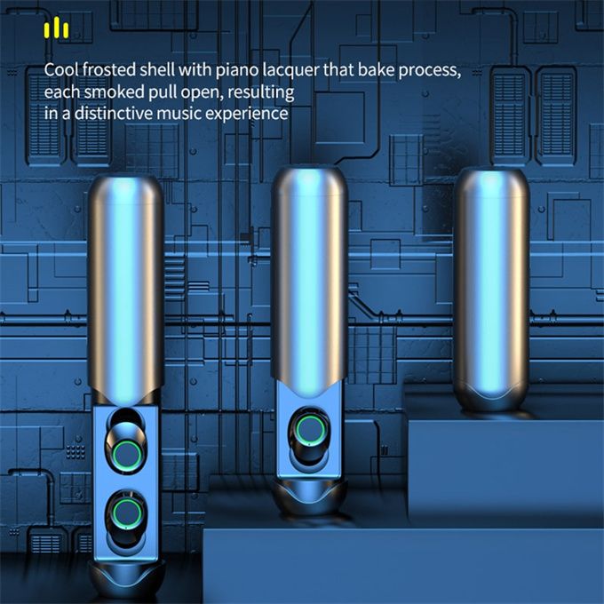 Tws Wireless Bluetooth Headset HD Call Noise Canceling Headphones Digital Display Headphones Large Capacity Charging Box