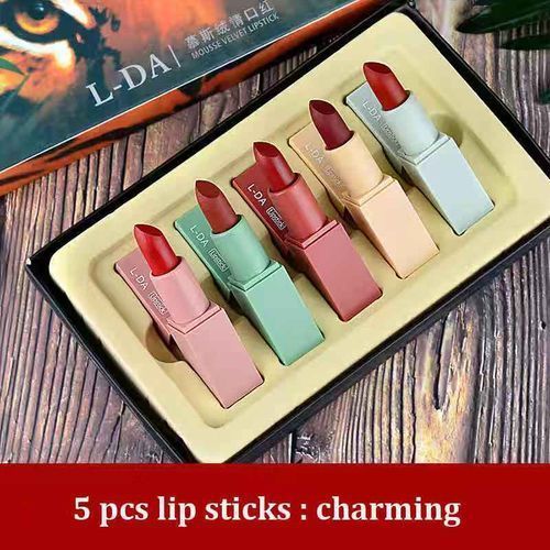 5 PCS Of Cosmetic Lipsticks / Rouge
