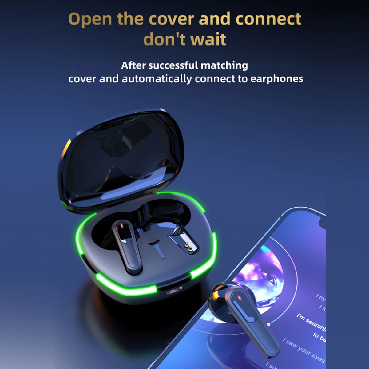 PRO60 Wireless Earbuds In-Ear BT Earphones Sport Earbuds